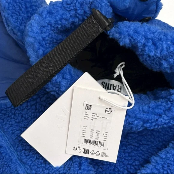 RAINS Kofu Fleece Jacket T1 💙 XS | Waves - Picture 5 of 6